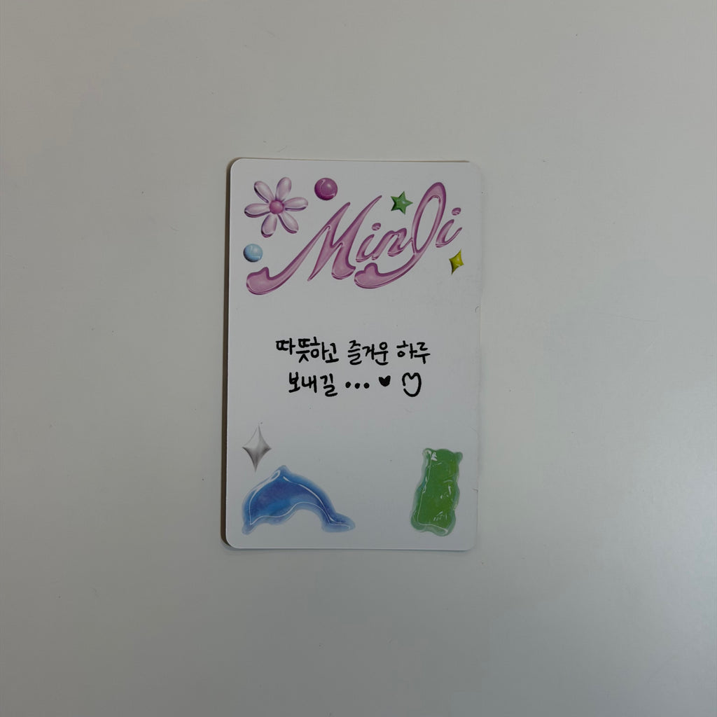Photocard NewJeans Minji