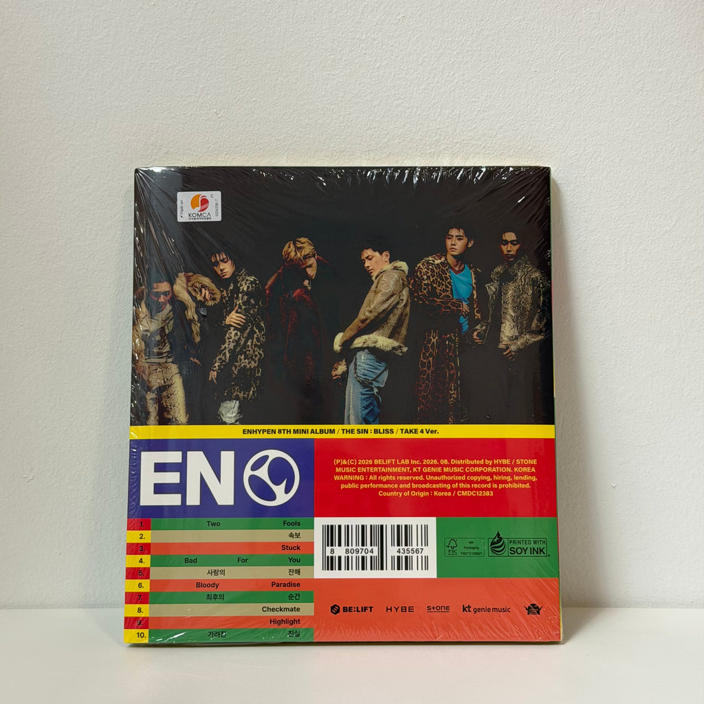 Álbum Enhypen The sin: bliss ver. TAKE 4