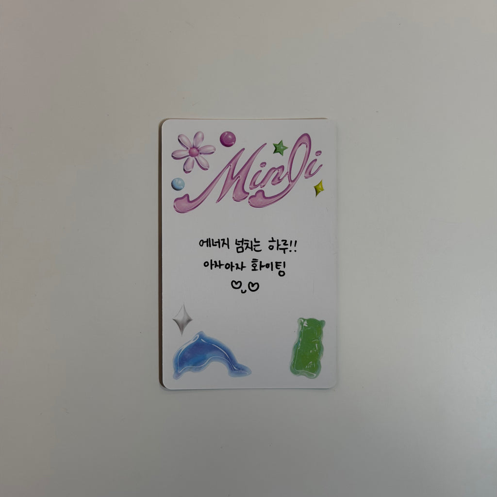 Photocard NewJeans Minji