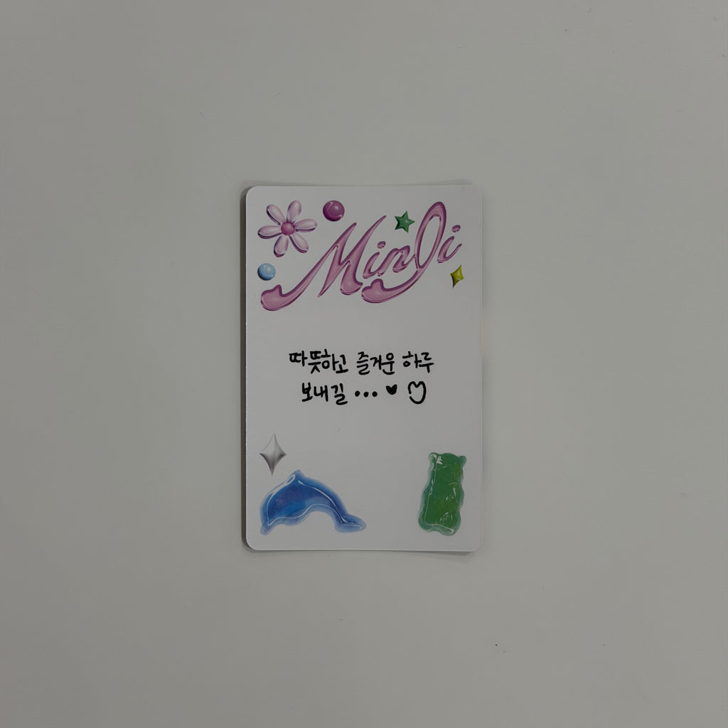 Photocard NewJeans Minji