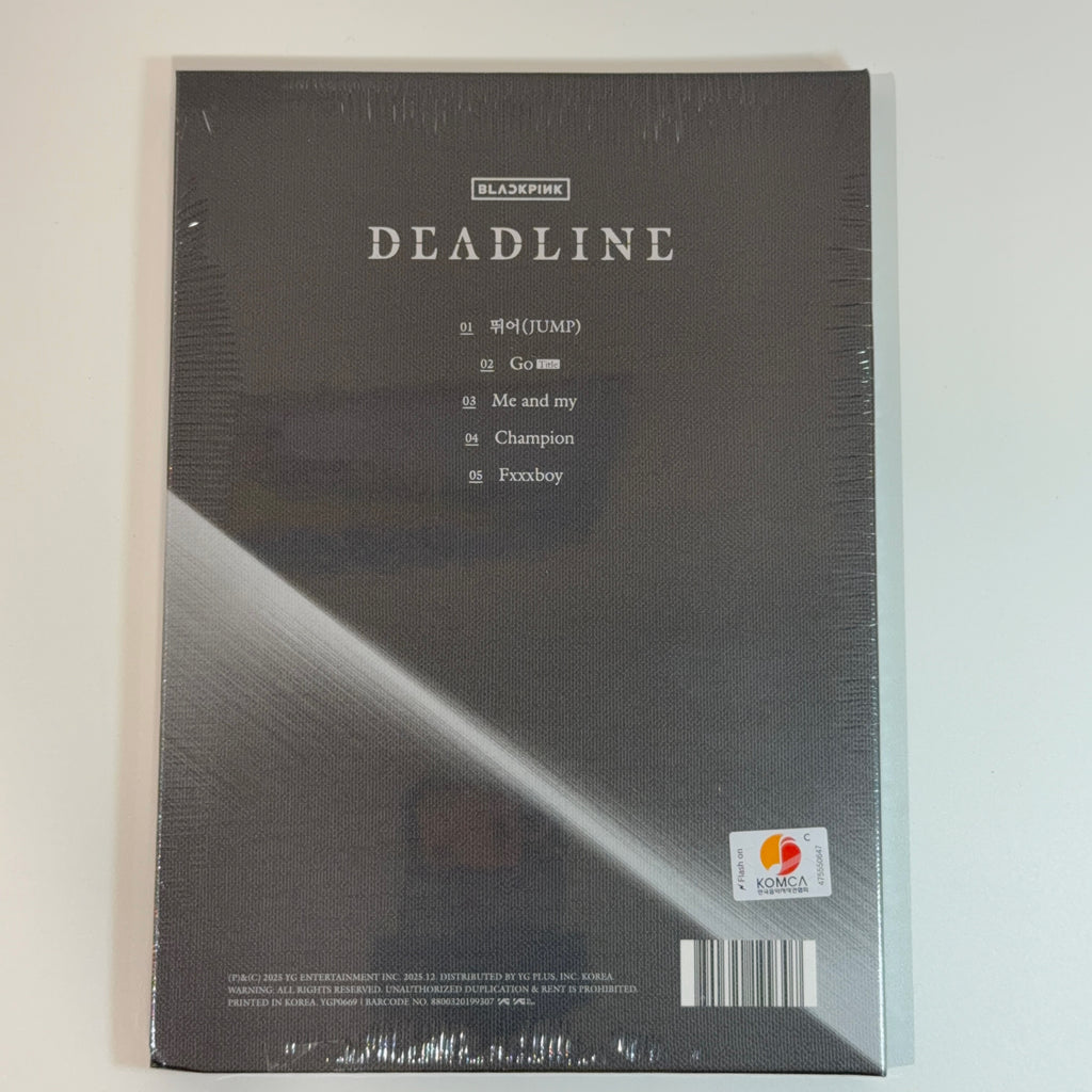 Álbum Blackpink DEADLINE versión Silver Rosé (incluye pob weverse)
