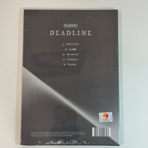 Álbum Blackpink DEADLINE versión Silver Rosé (incluye pob weverse)