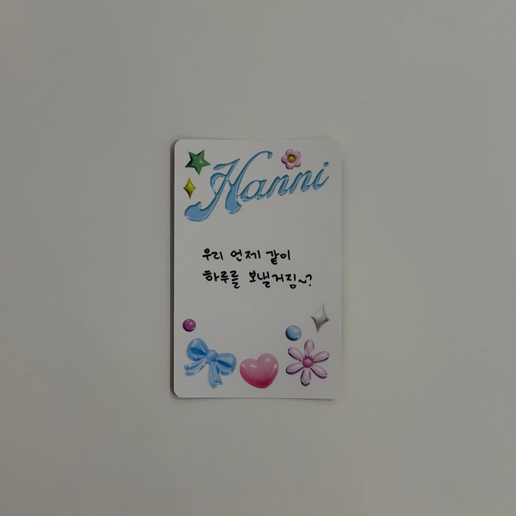 Photocard NewJeans Hanni