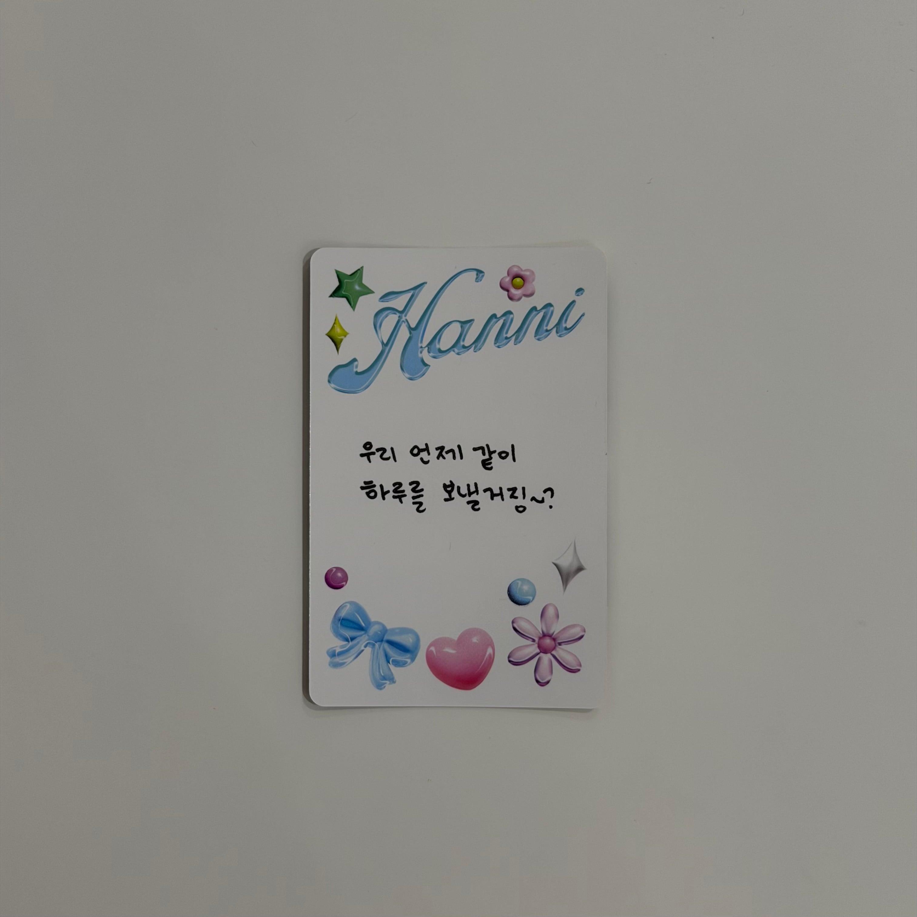 Photocard NewJeans Hanni