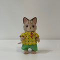 Sylvanian Families individual Papá gato rayas