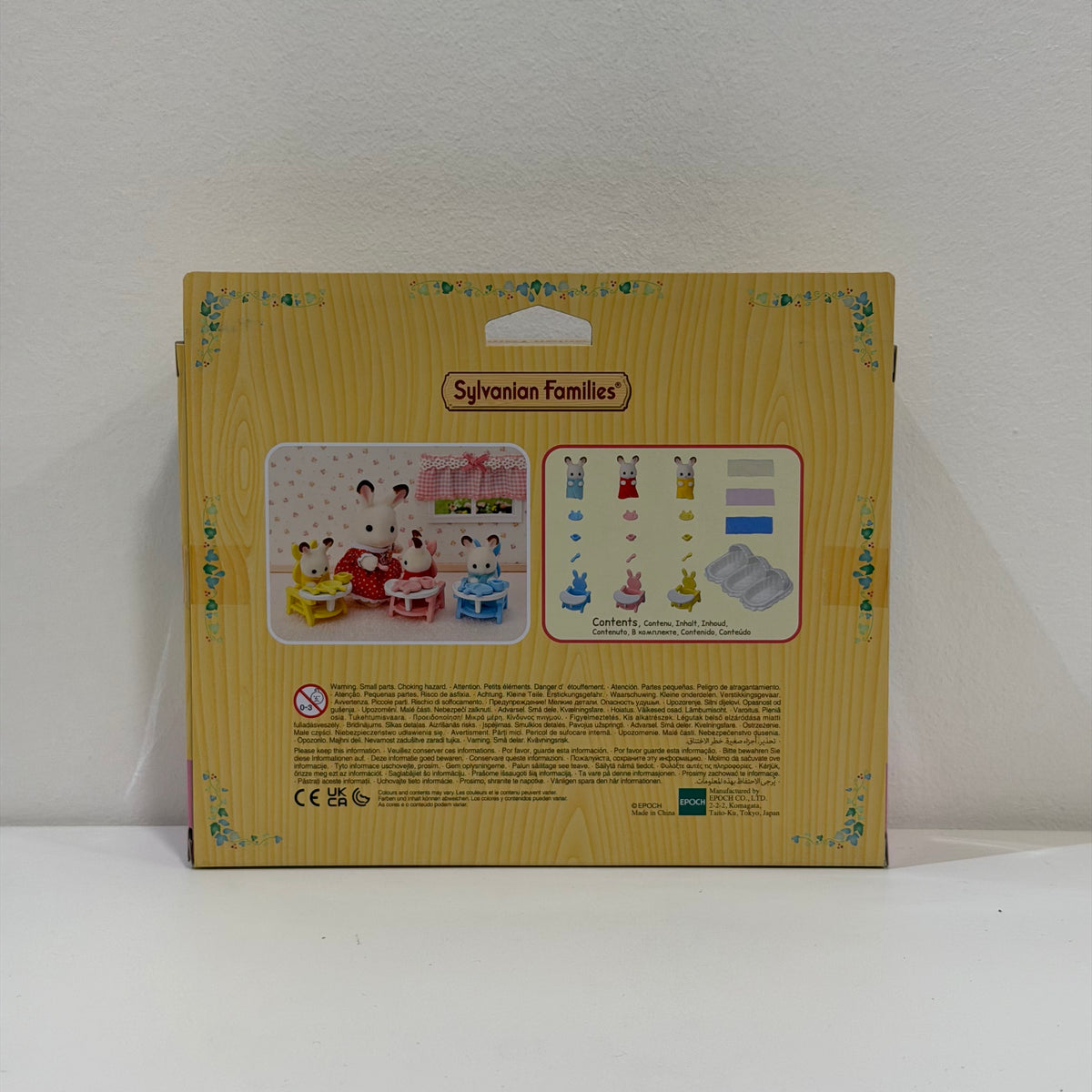 Sylvanian Families Set habitación de los trillizos conejos chocolate