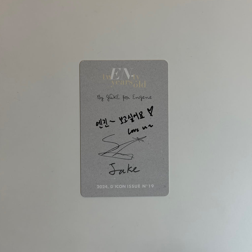 Photocard Enhypen Jake