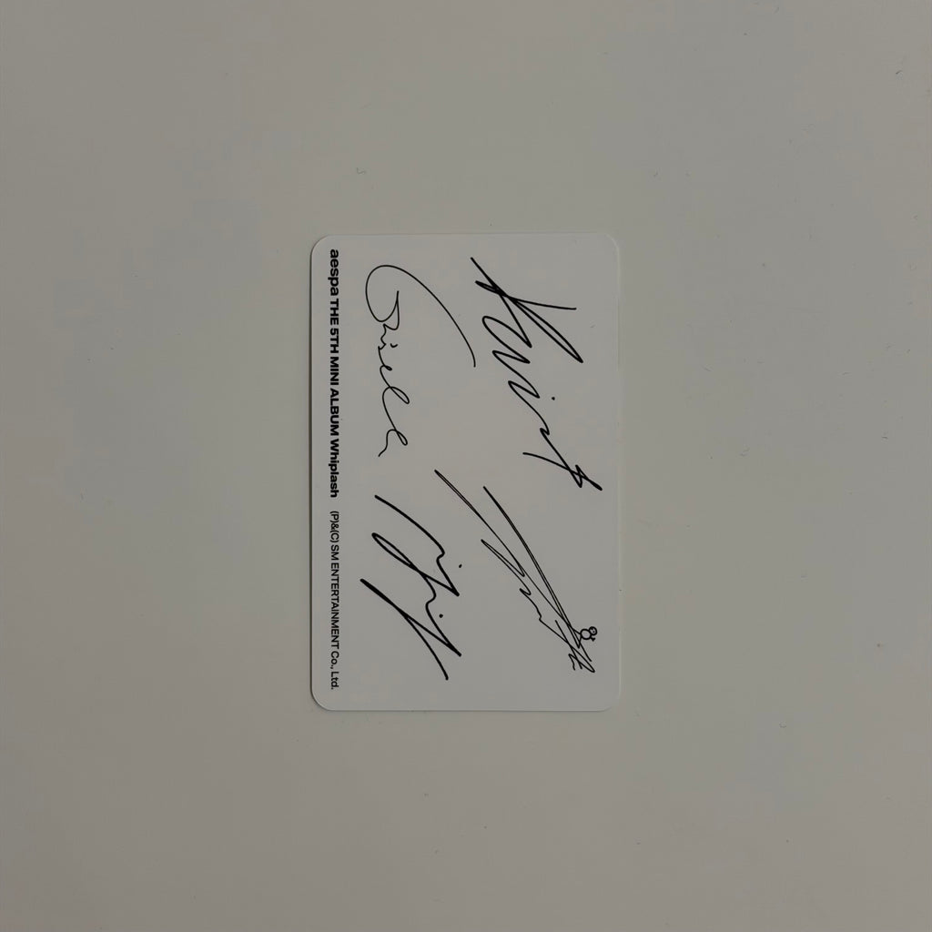 Photocard Aespa