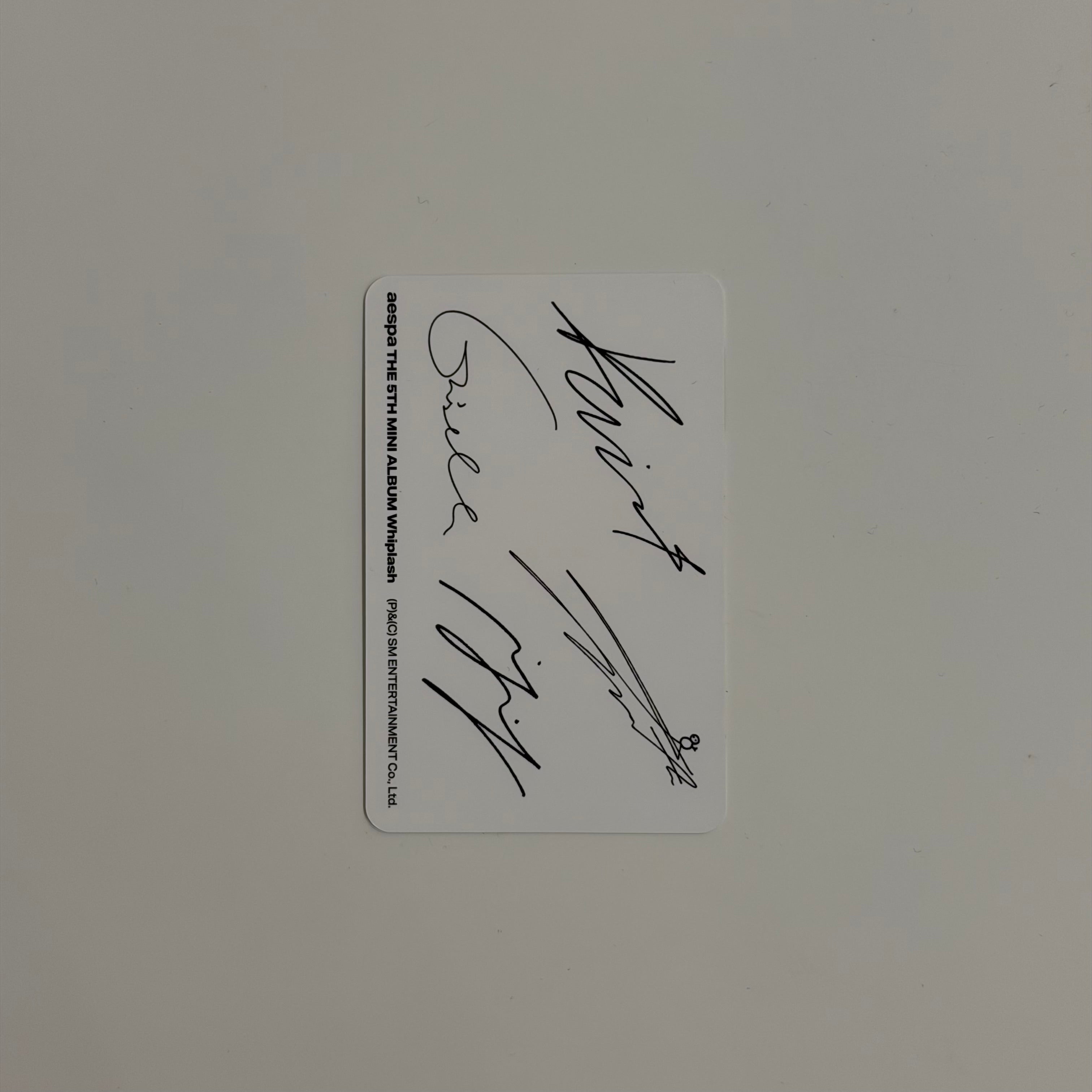 Photocard Aespa