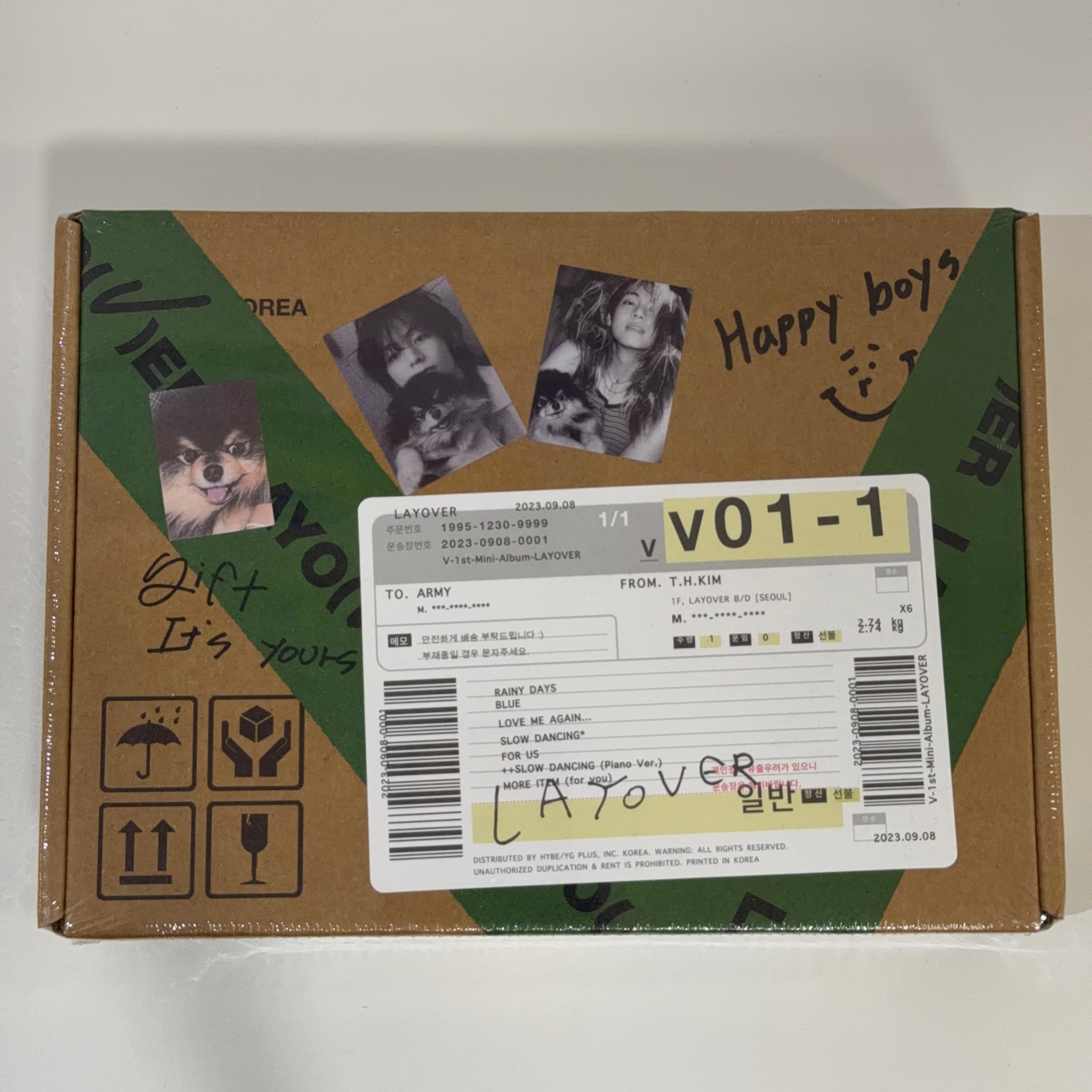 Álbum V LAYOVER versión verde