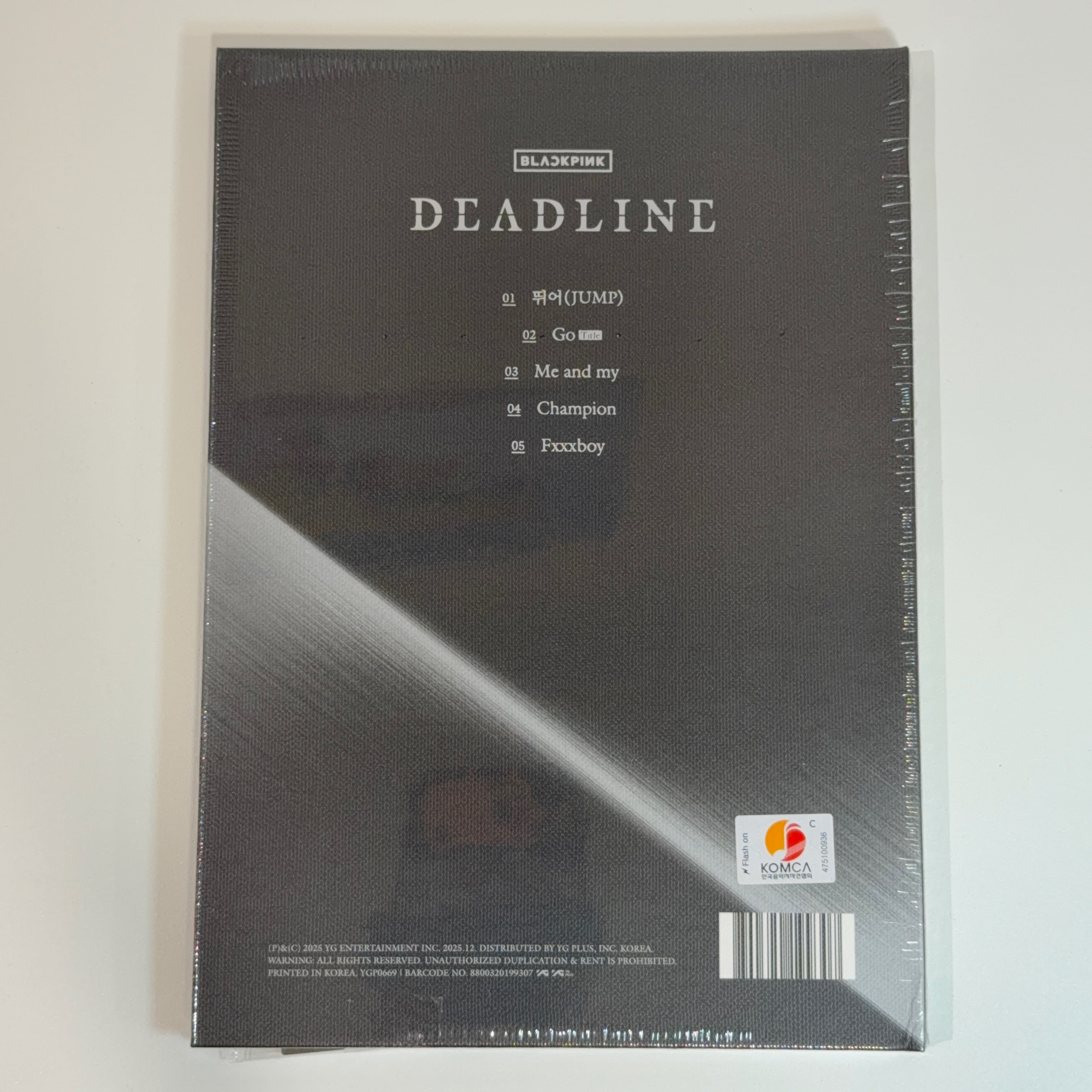 Álbum Blackpink DEADLINE versión Silver LISA (incluye pob weverse)