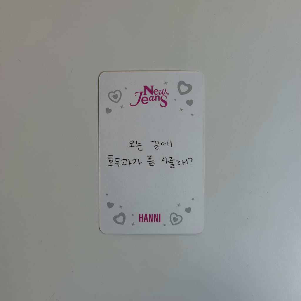 Photocard NewJeans Hanni