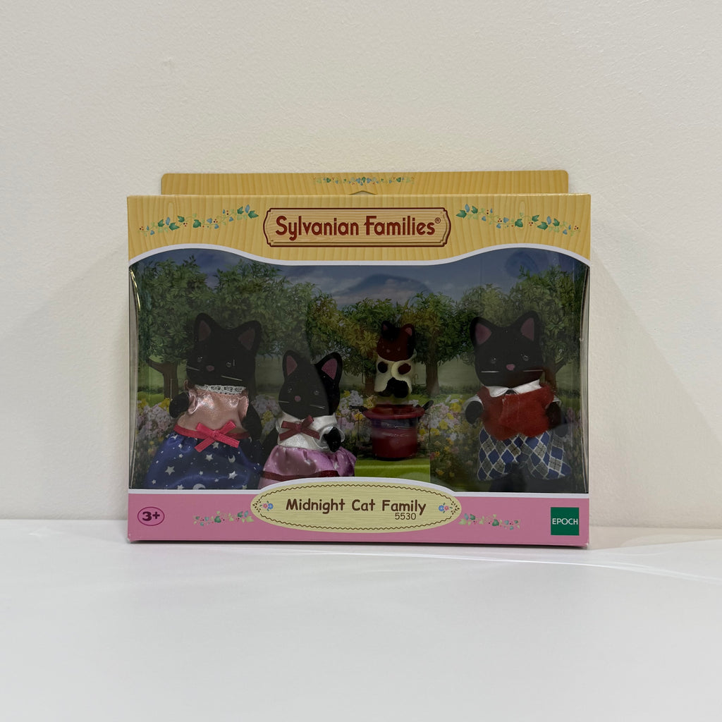 Sylvanian Families Familia Gatos medianoche