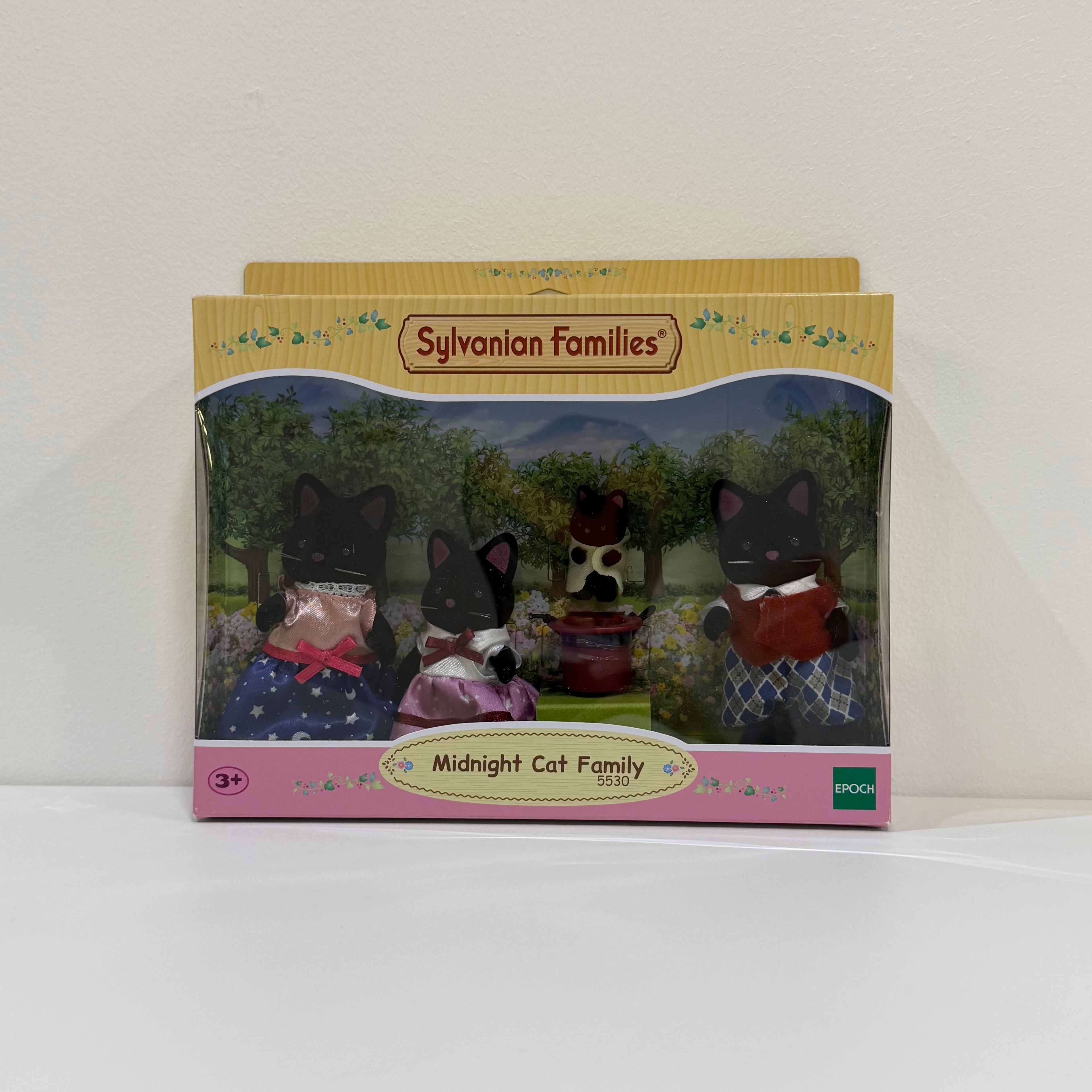 Sylvanian Families Familia Gatos medianoche
