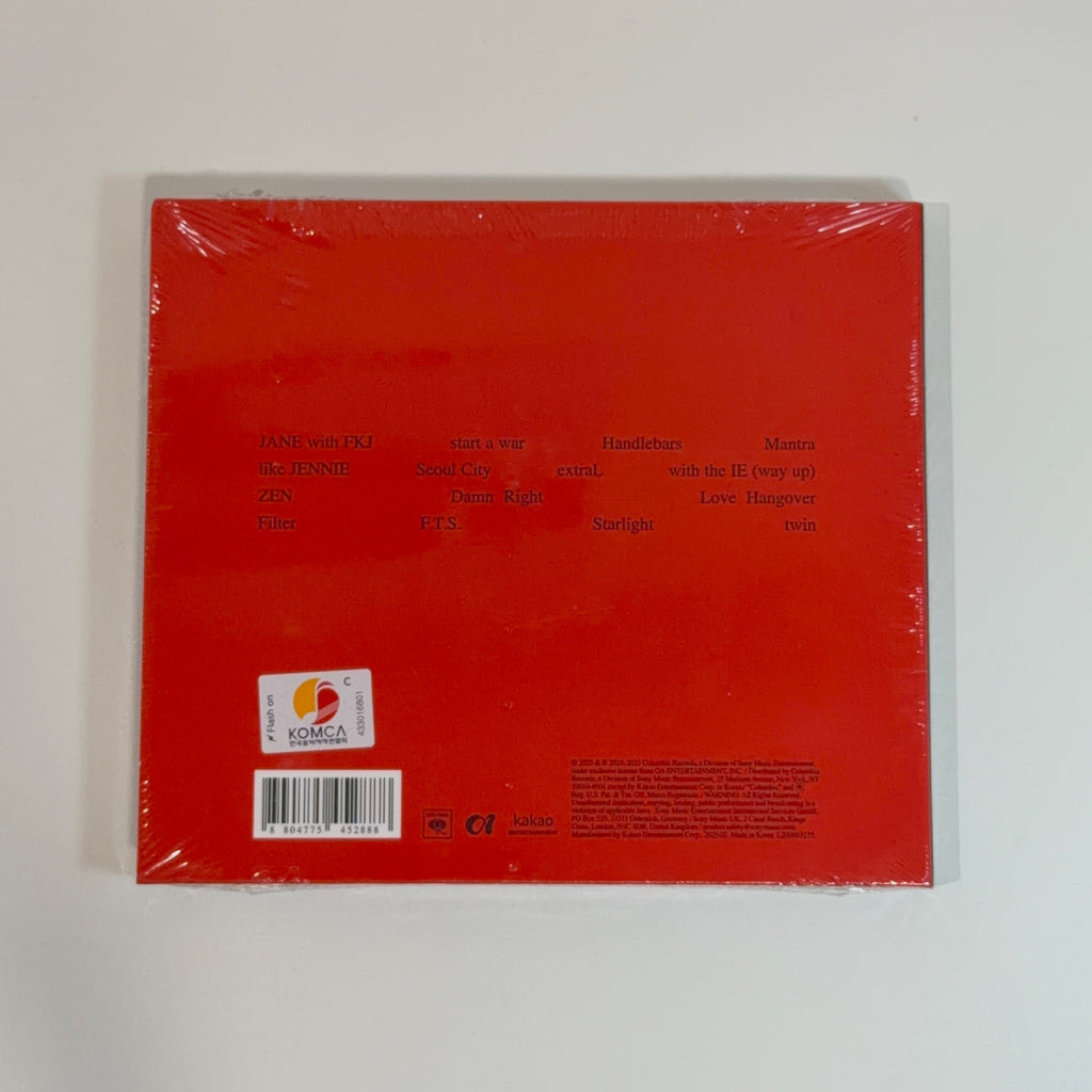 Álbum JENNIE RUBY versión digipack
