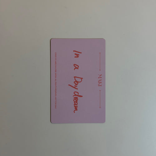 Photocard &team Maki