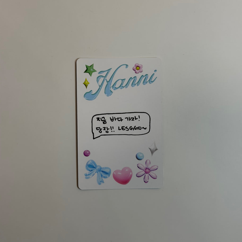 Photocard NewJeans Hanni