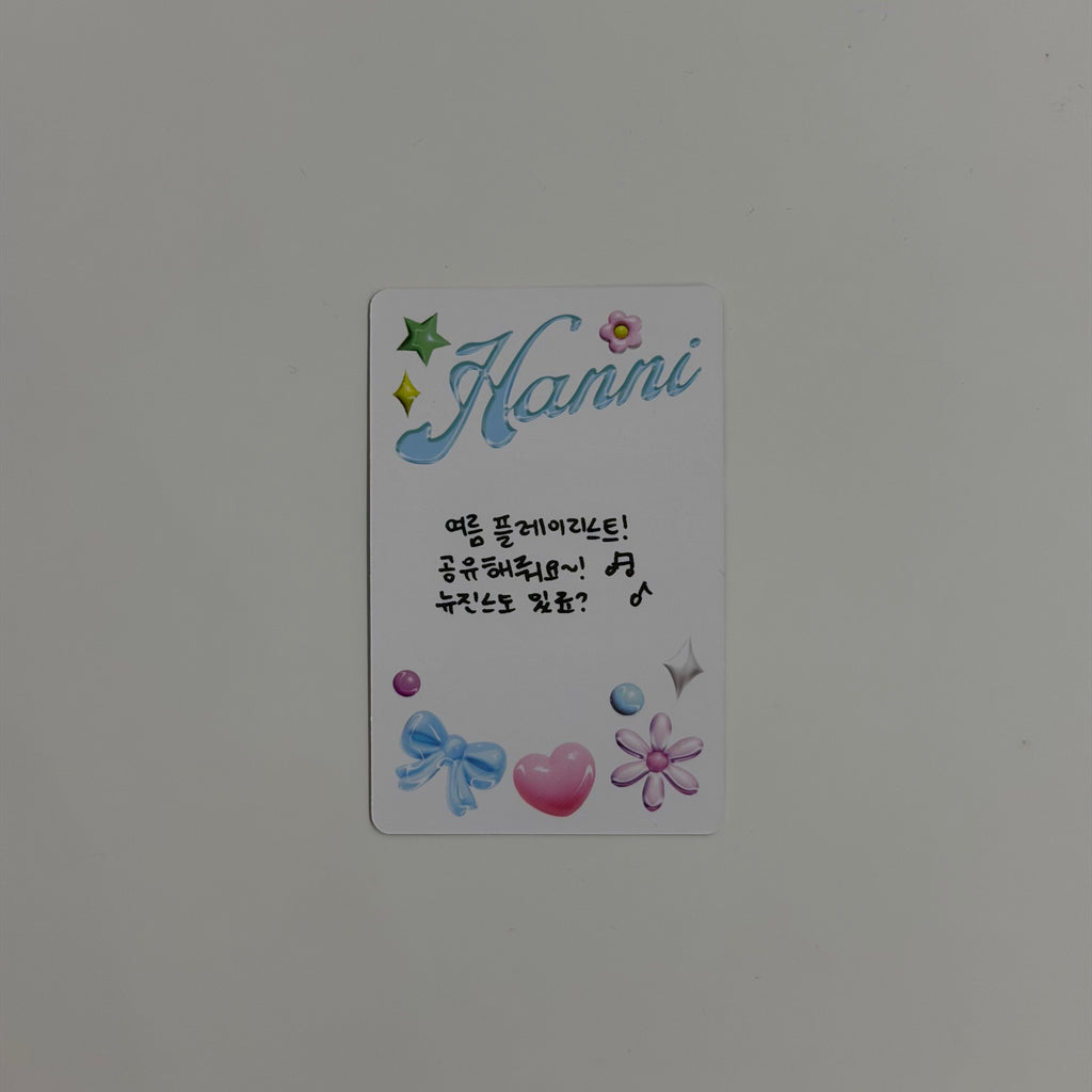 Photocard NewJeans Hanni