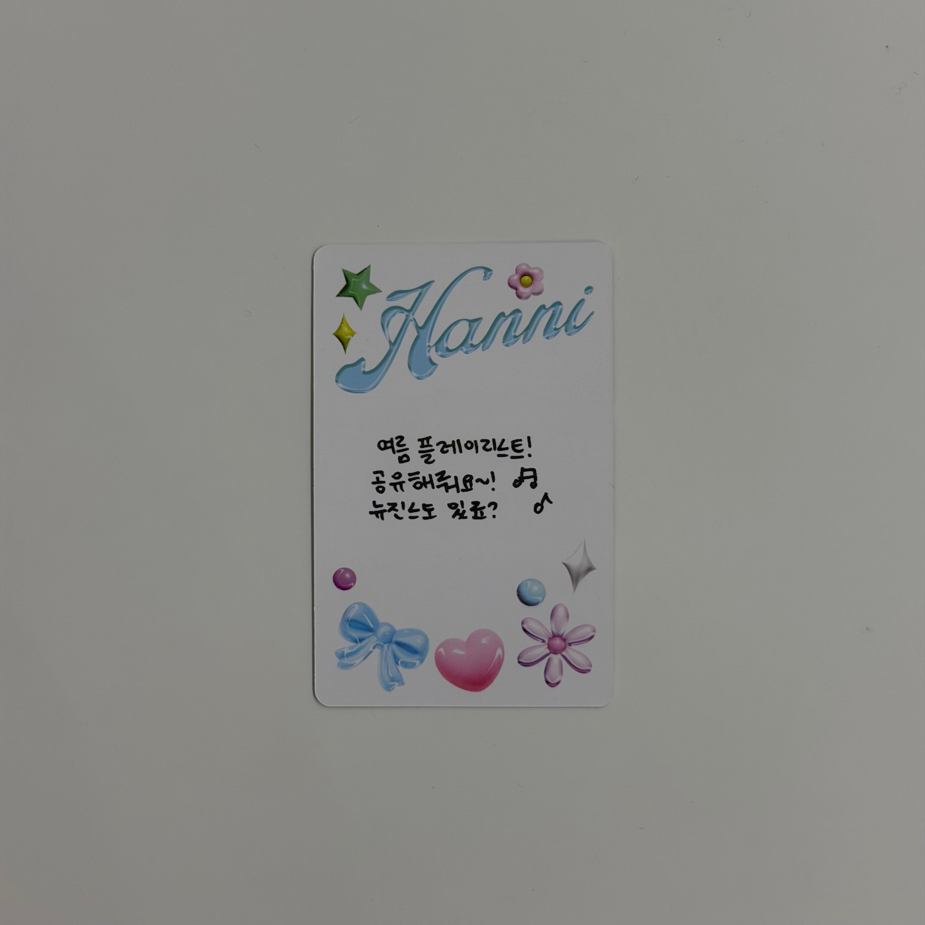 Photocard NewJeans Hanni
