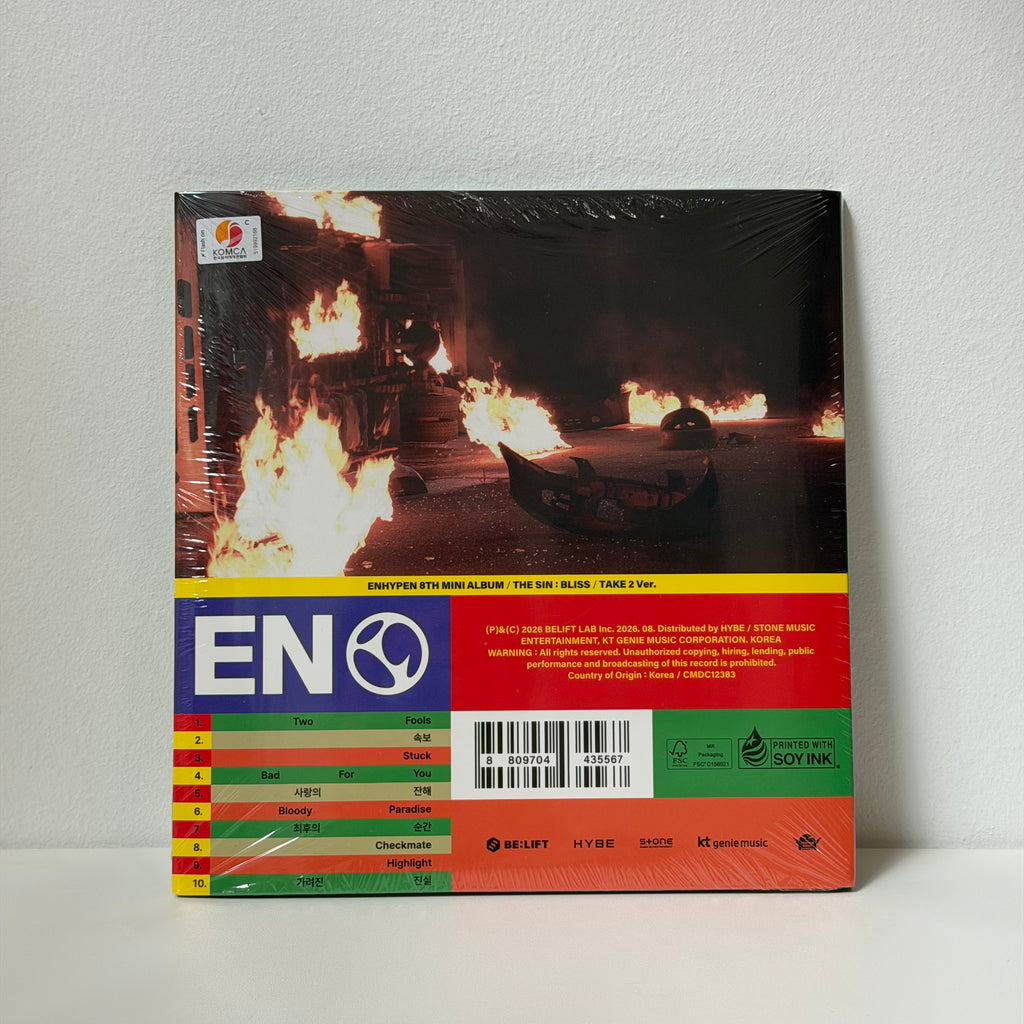 Álbum Enhypen The sin: bliss ver. TAKE 2