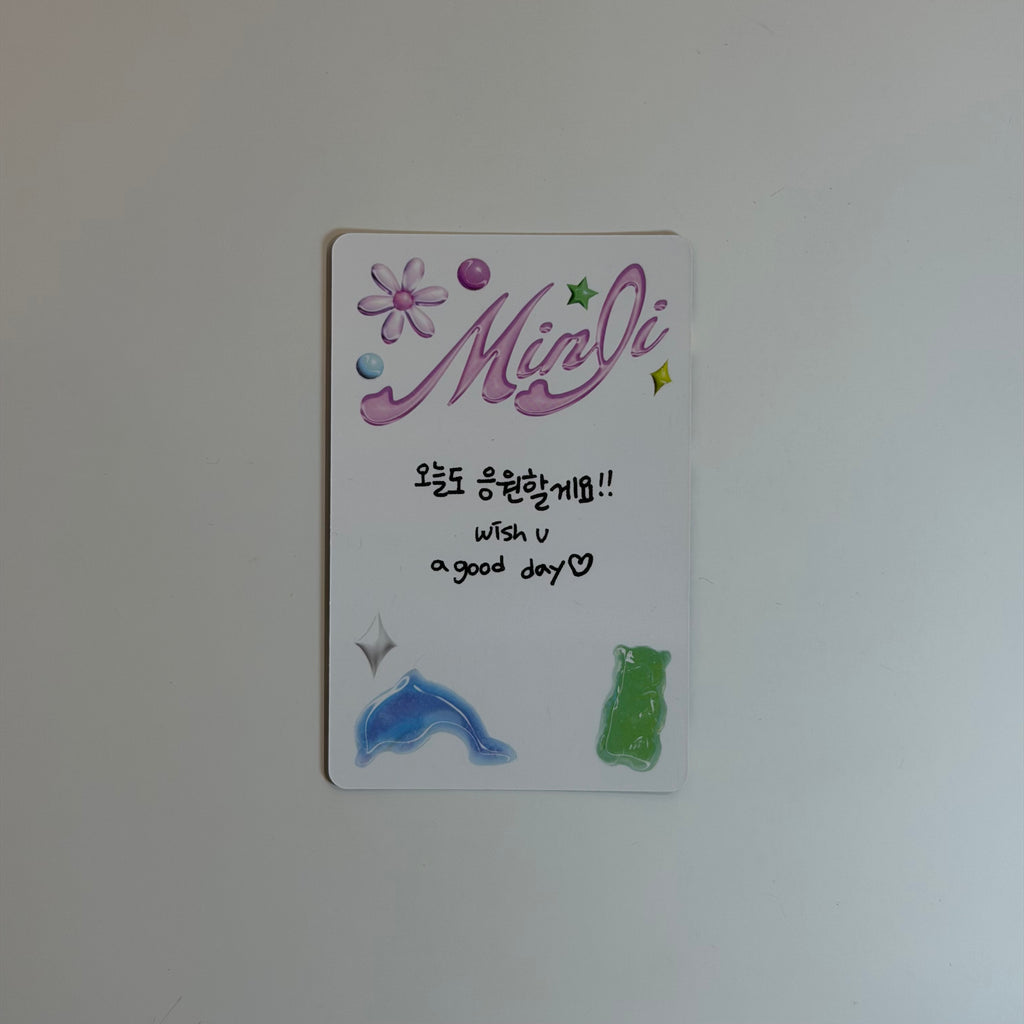 Photocard NewJeans Minji