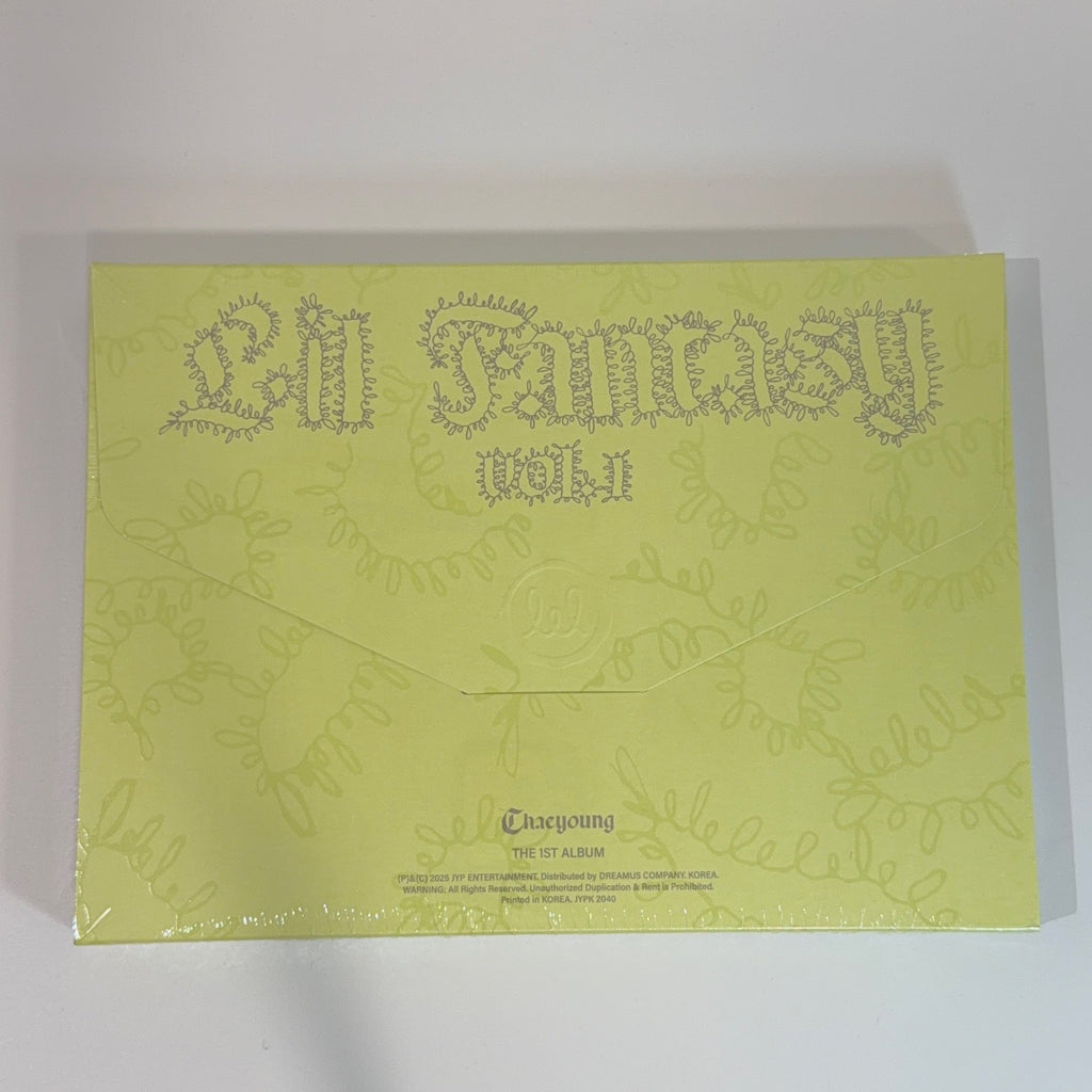 Álbum chaeyoung Lil Fantasy Vol.1 versión Glimmer