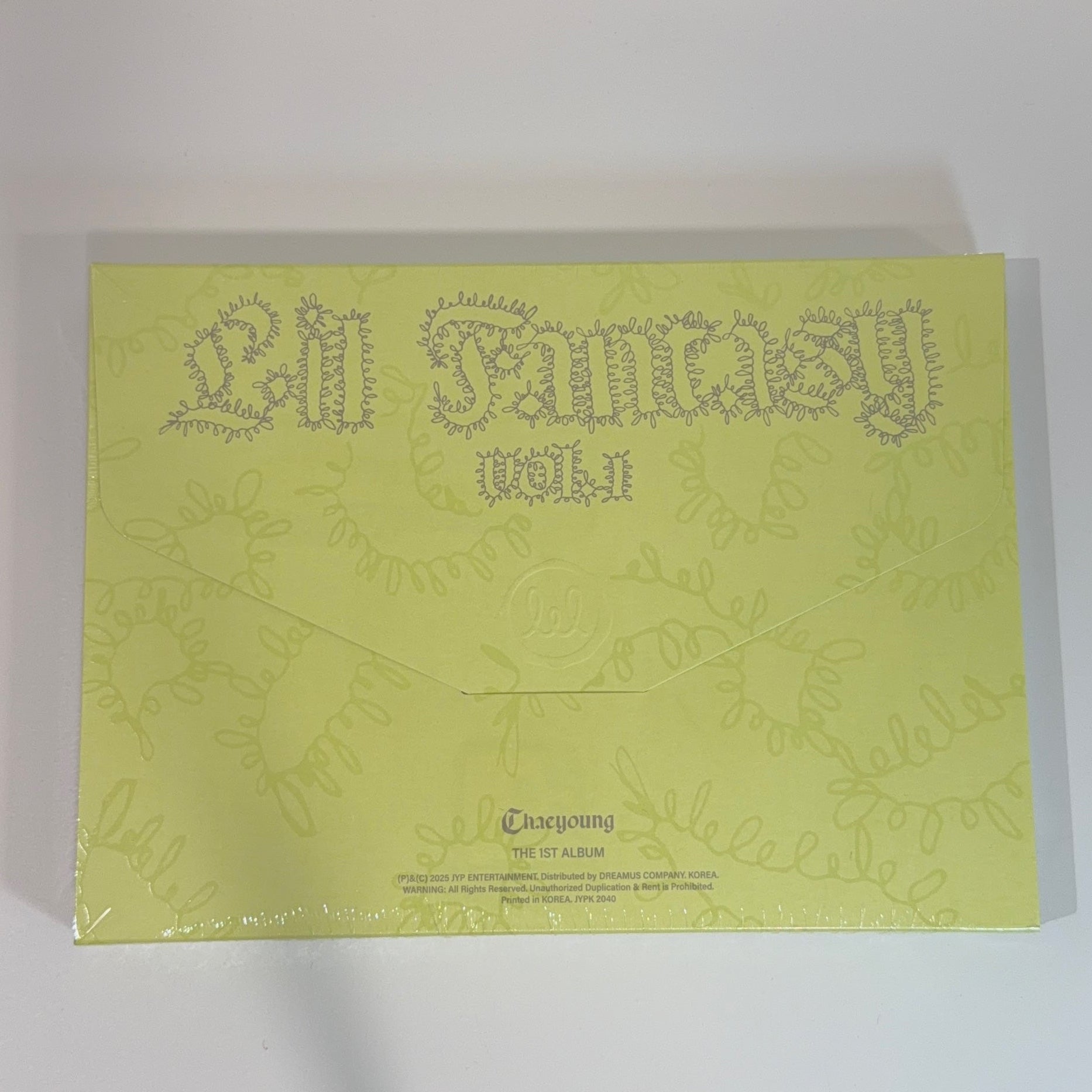 Álbum chaeyoung Lil Fantasy Vol.1 versión Glimmer