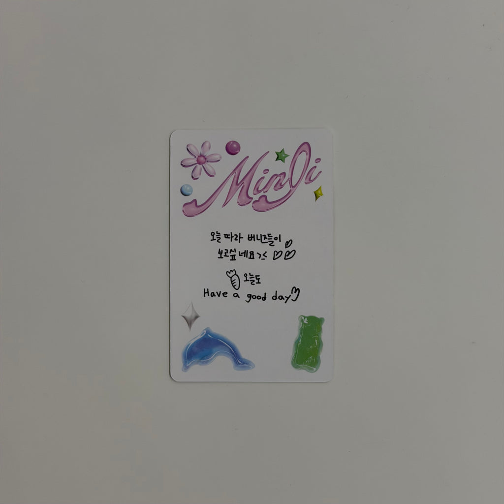 Photocard NewJeans Minji