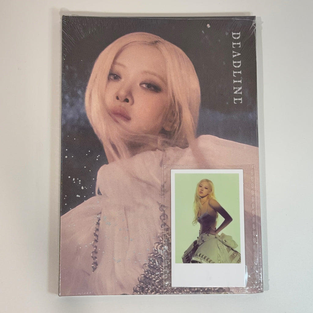 Álbum Blackpink DEADLINE versión Silver Rosé (incluye pob weverse)