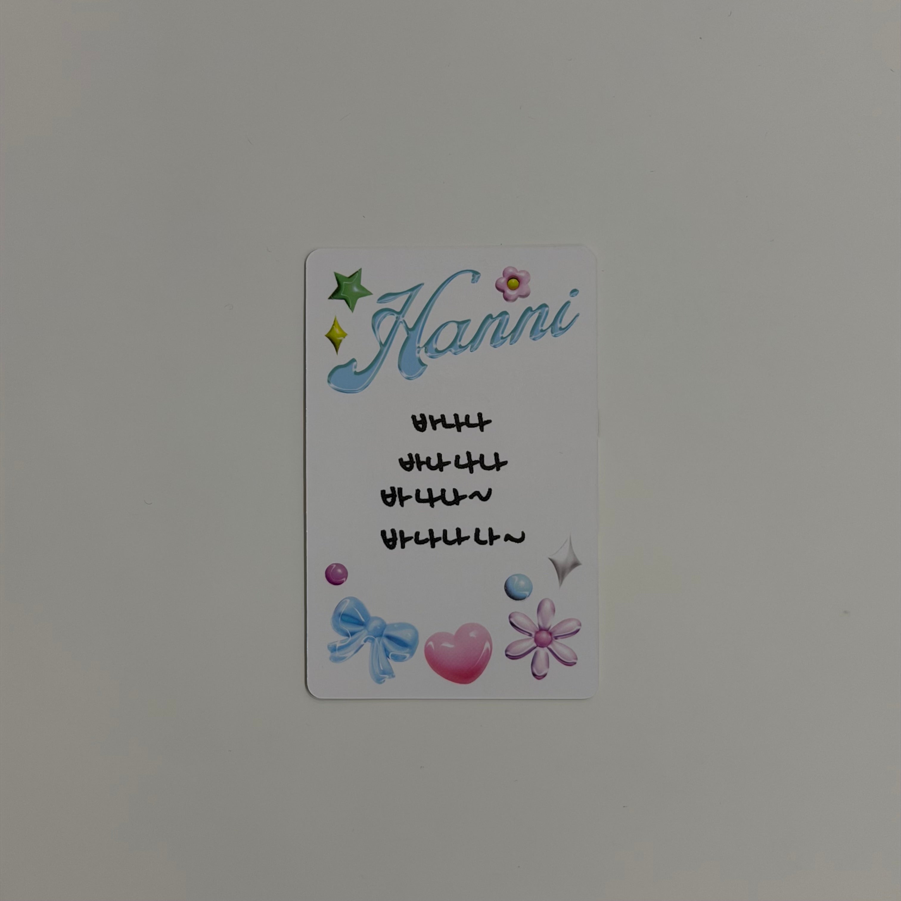 Photocard NewJeans Hanni