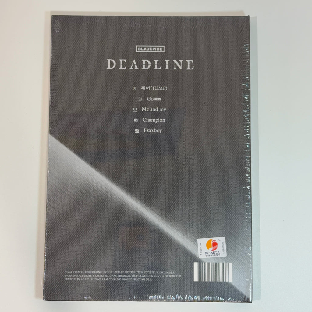 Álbum Blackpink DEADLINE versión Silver JENNIE (incluye pob weverse)