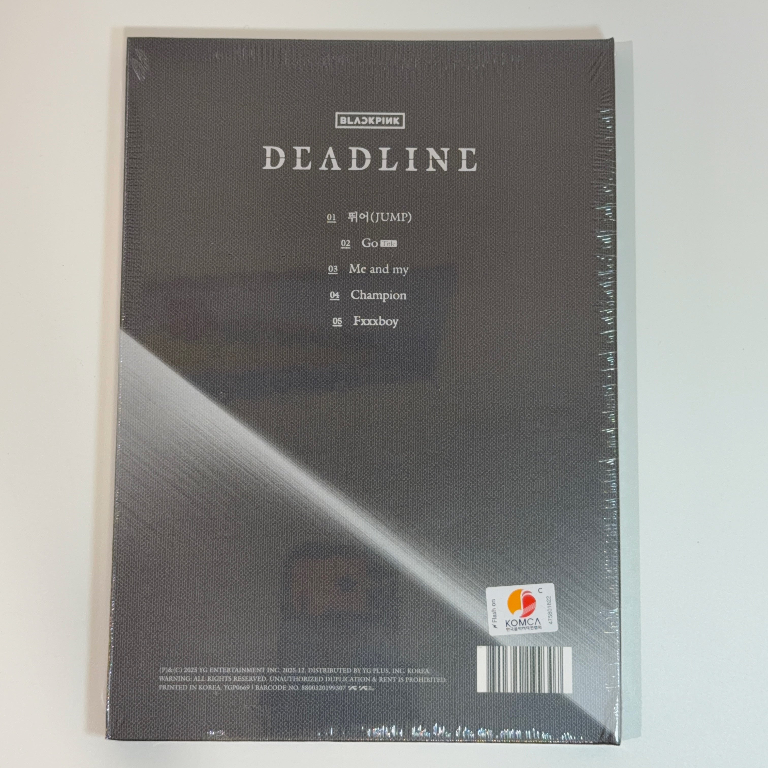 Álbum Blackpink DEADLINE versión Silver JENNIE (incluye pob weverse)