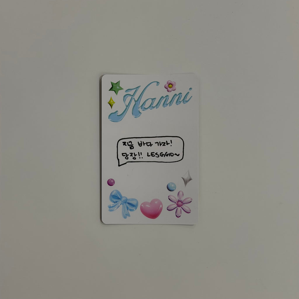 Photocard NewJeans Hanni