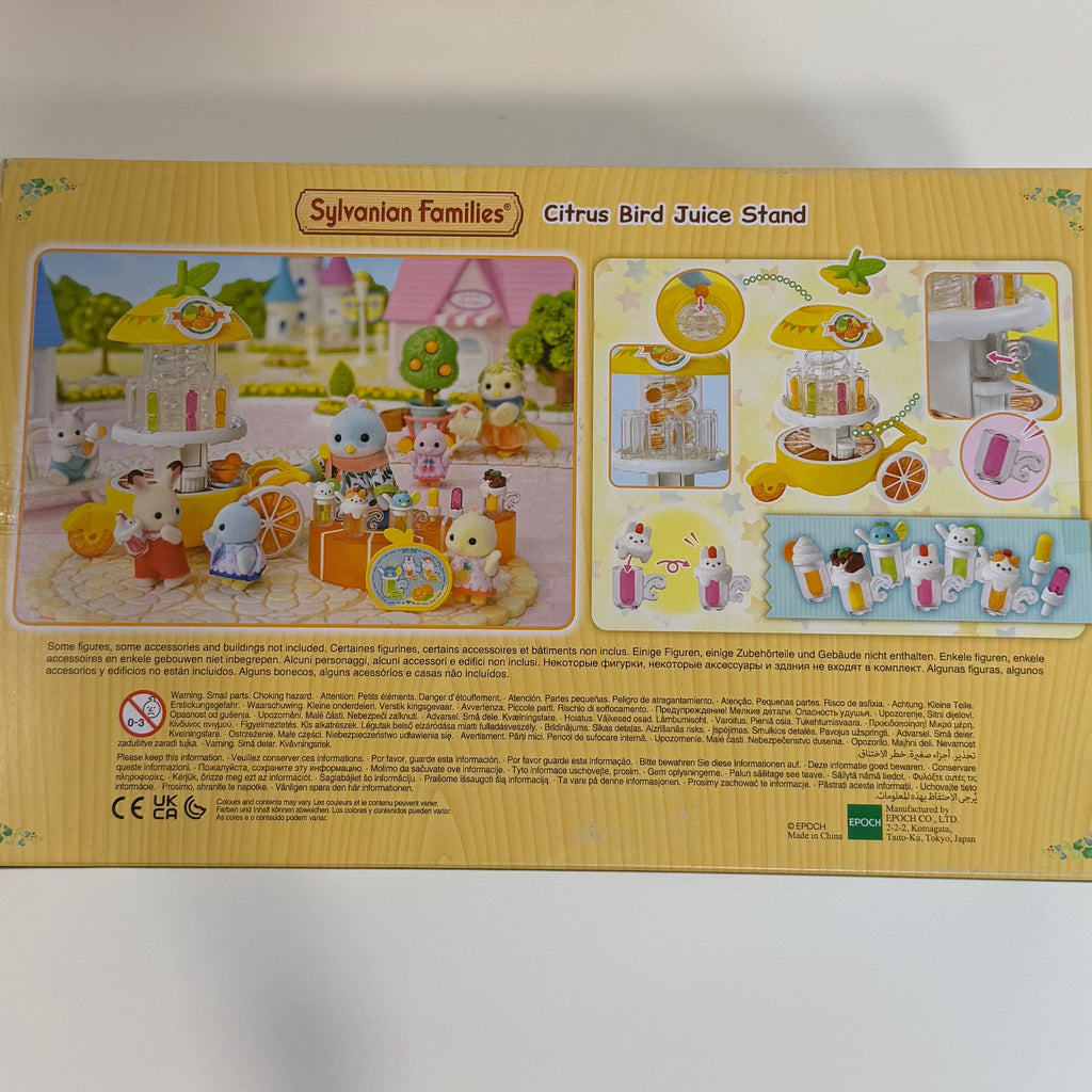 Sylvanian Families Puesto de zumos pájaro cítrico