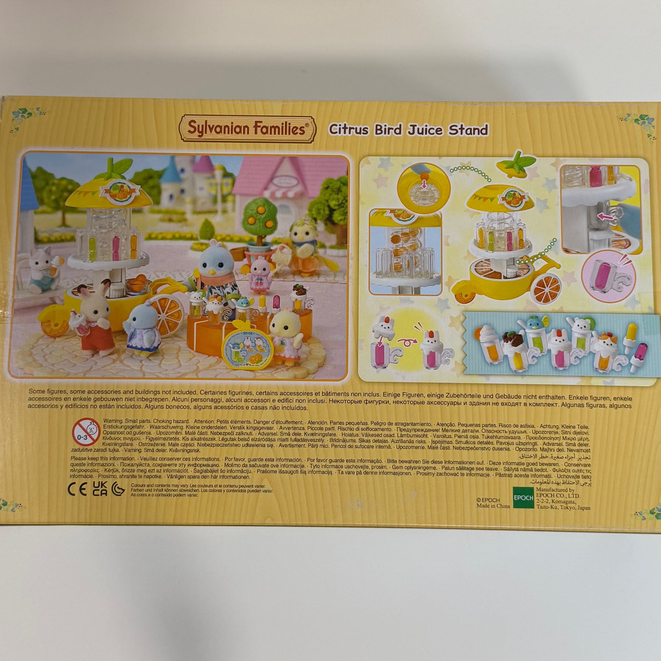 Sylvanian Families Puesto de zumos pájaro cítrico