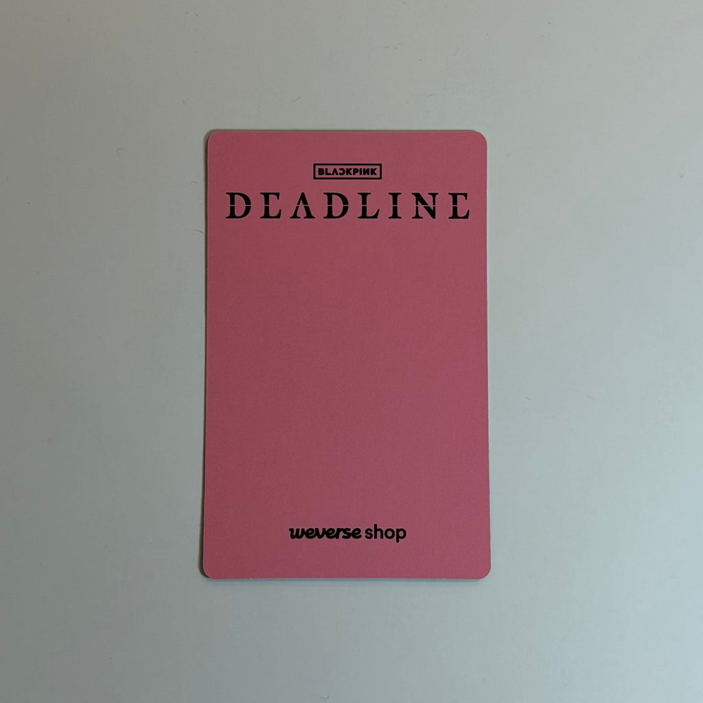 Photocard Blackpink Rosé