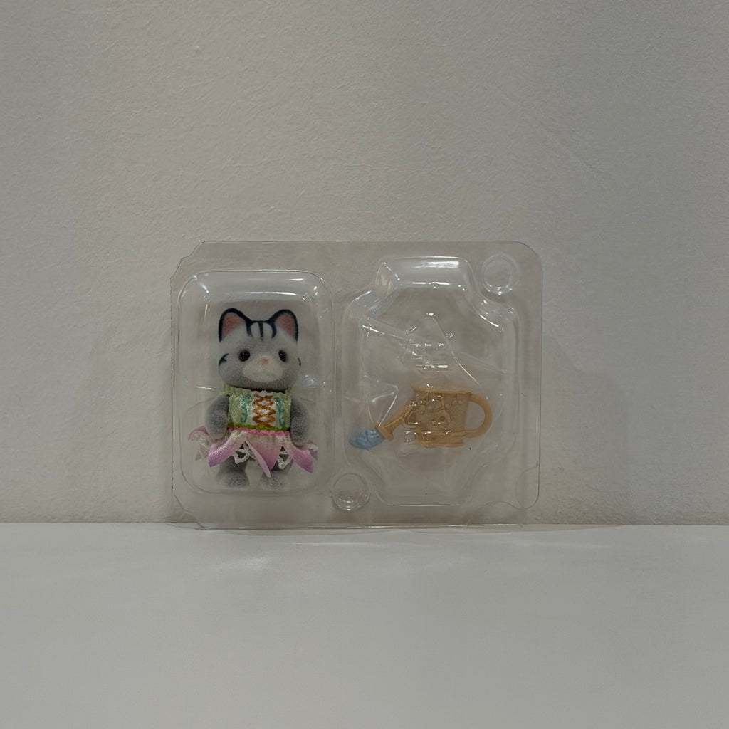 Sylvanian Families Kinder gato gris sorpresa blooming