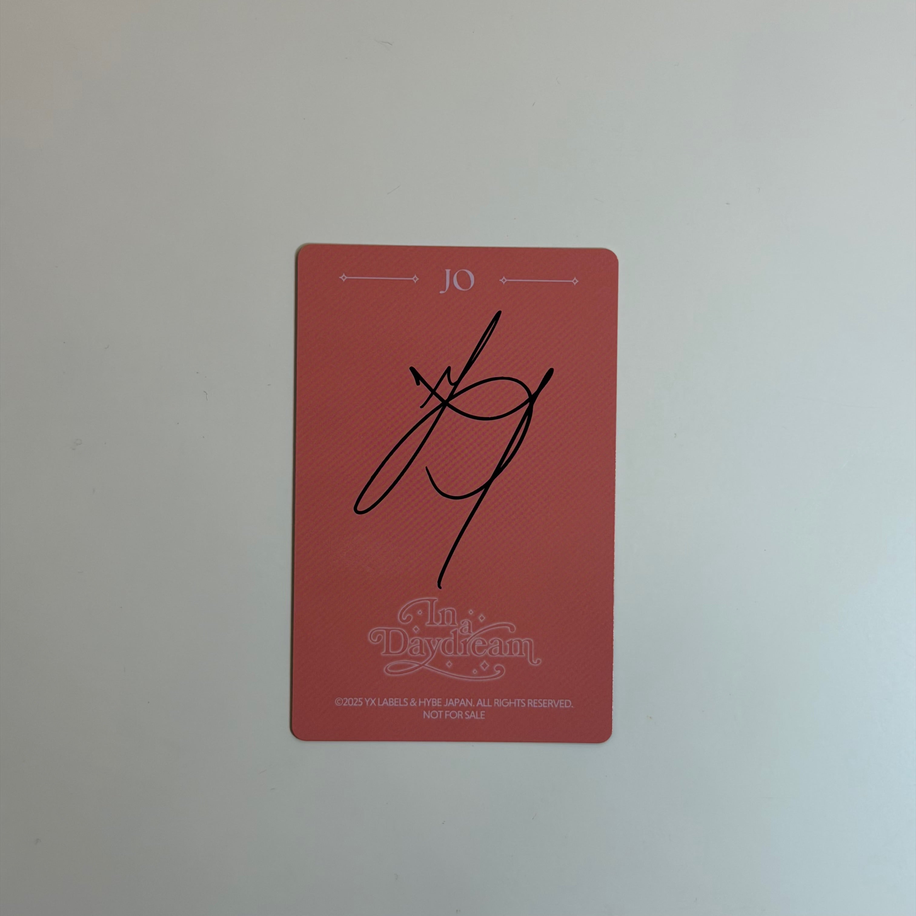 Photocard &team JO