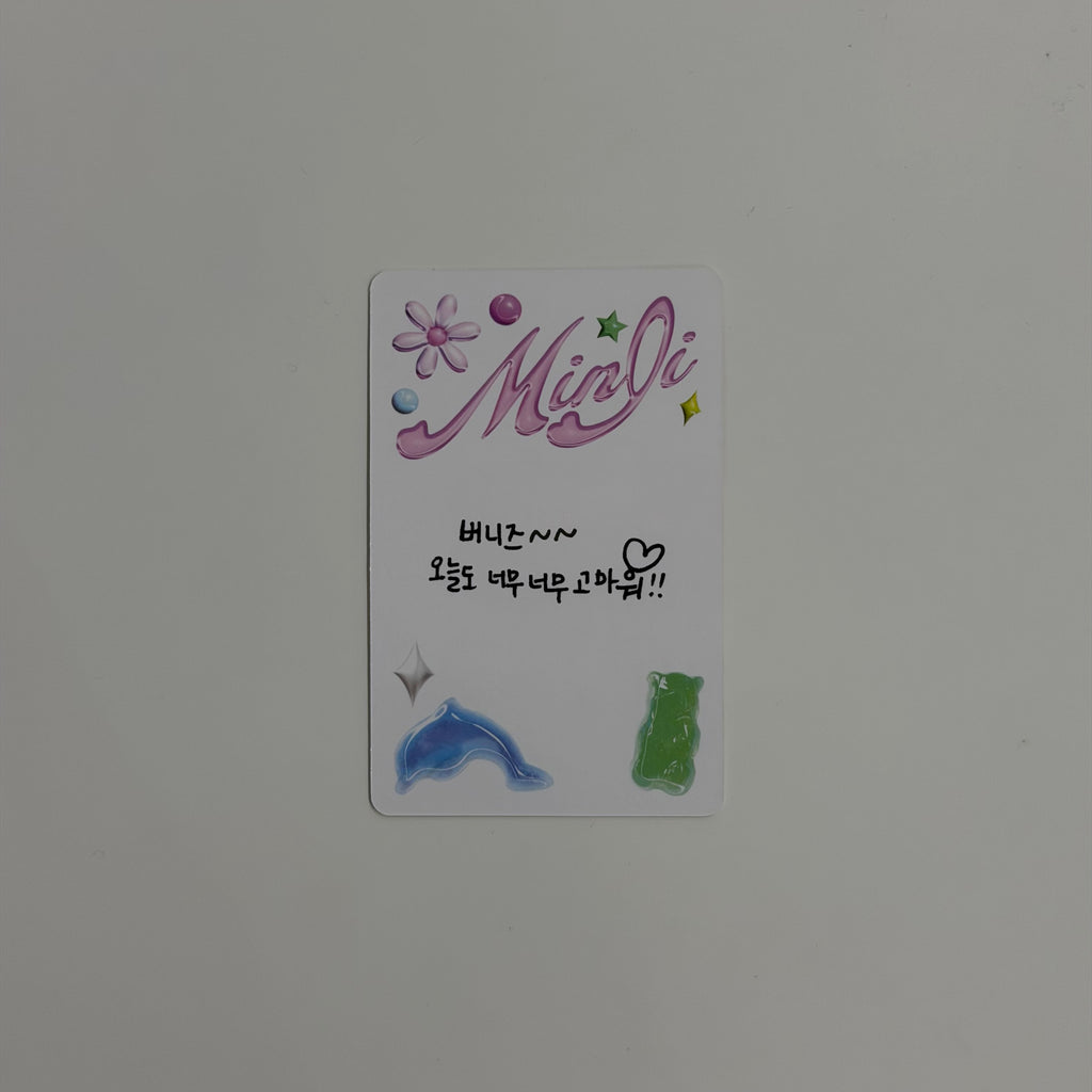 Photocard NewJeans Minji