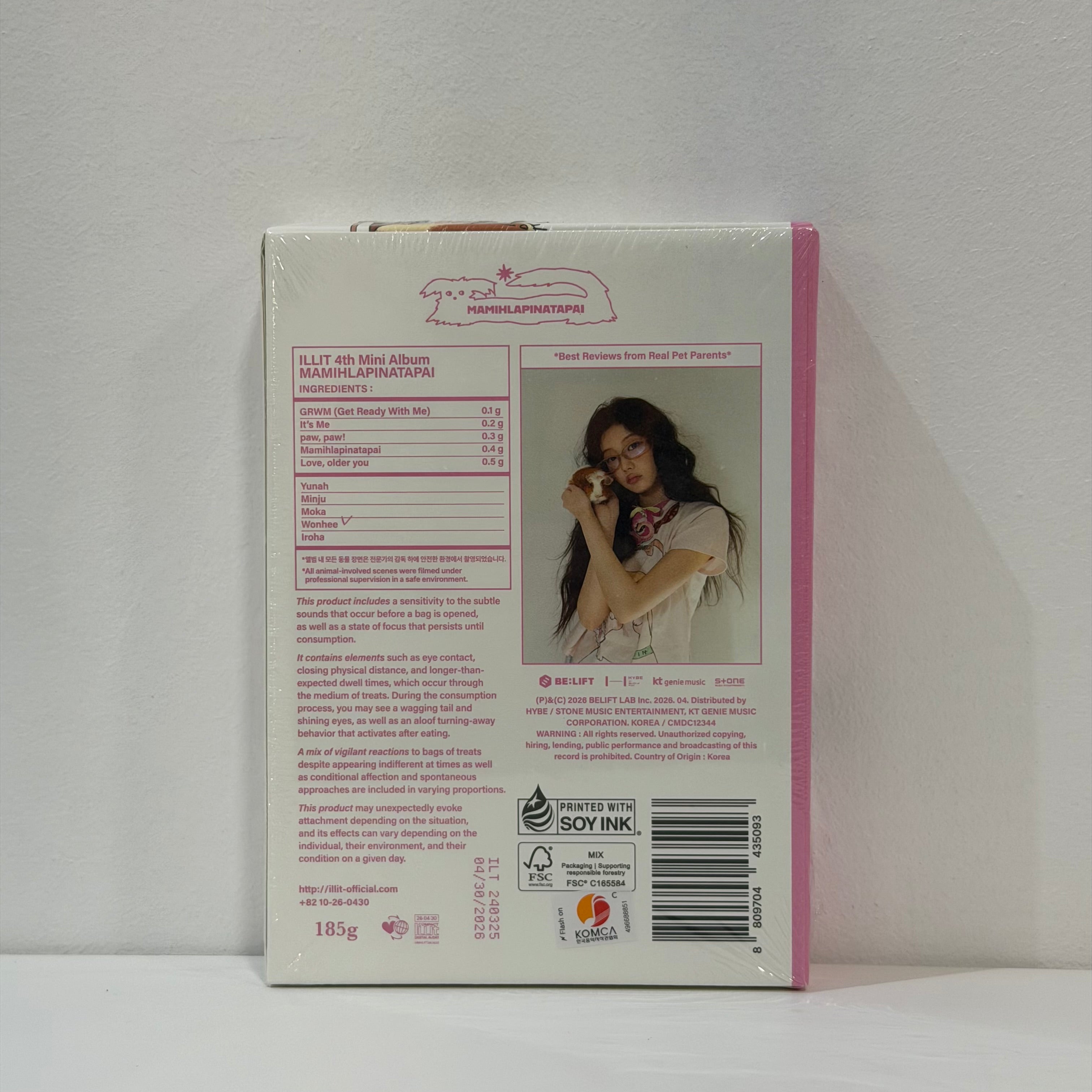 Álbum Illit mamihlapinatapai paw paw ver. WONHEE