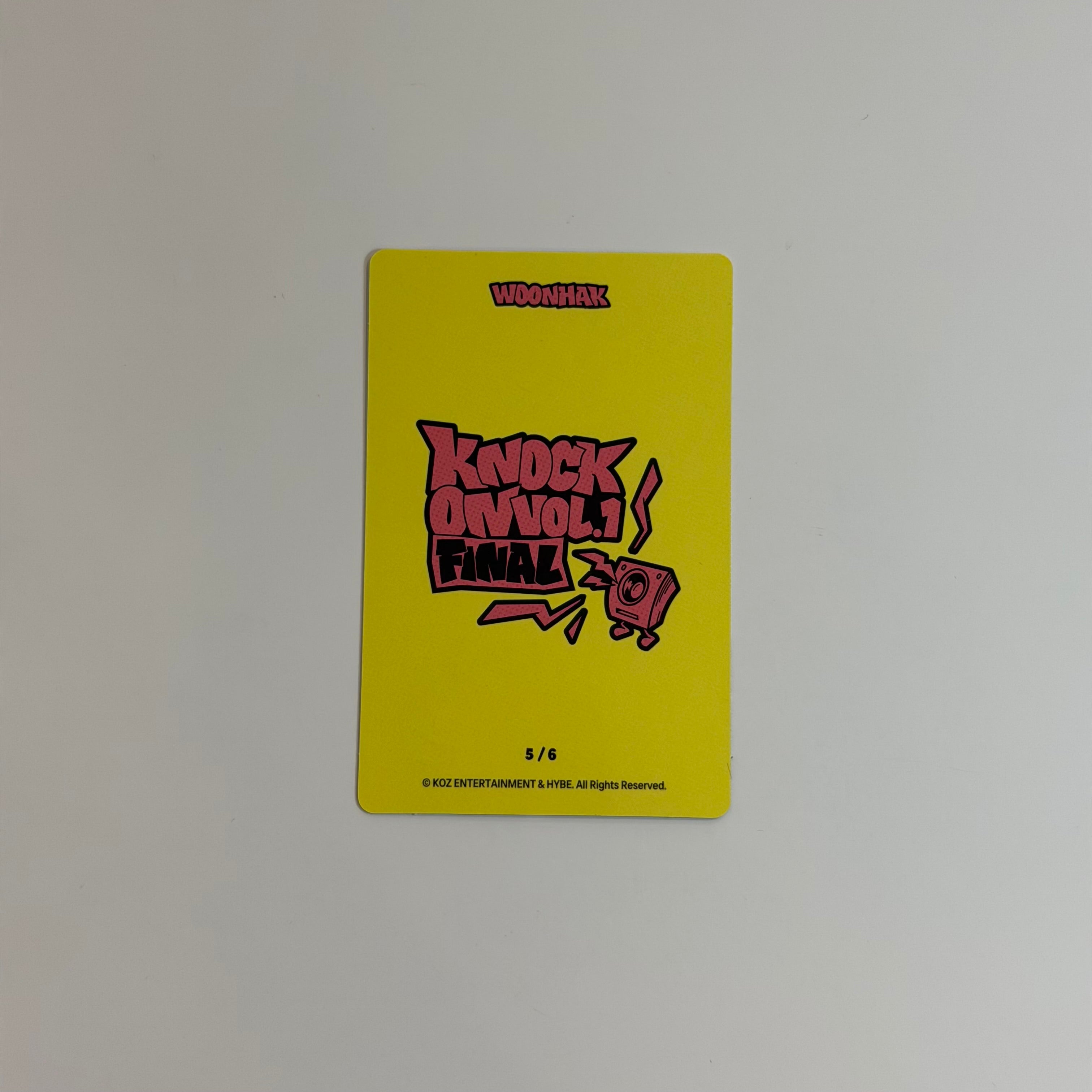 Photocard Boynextdoor Woonhak