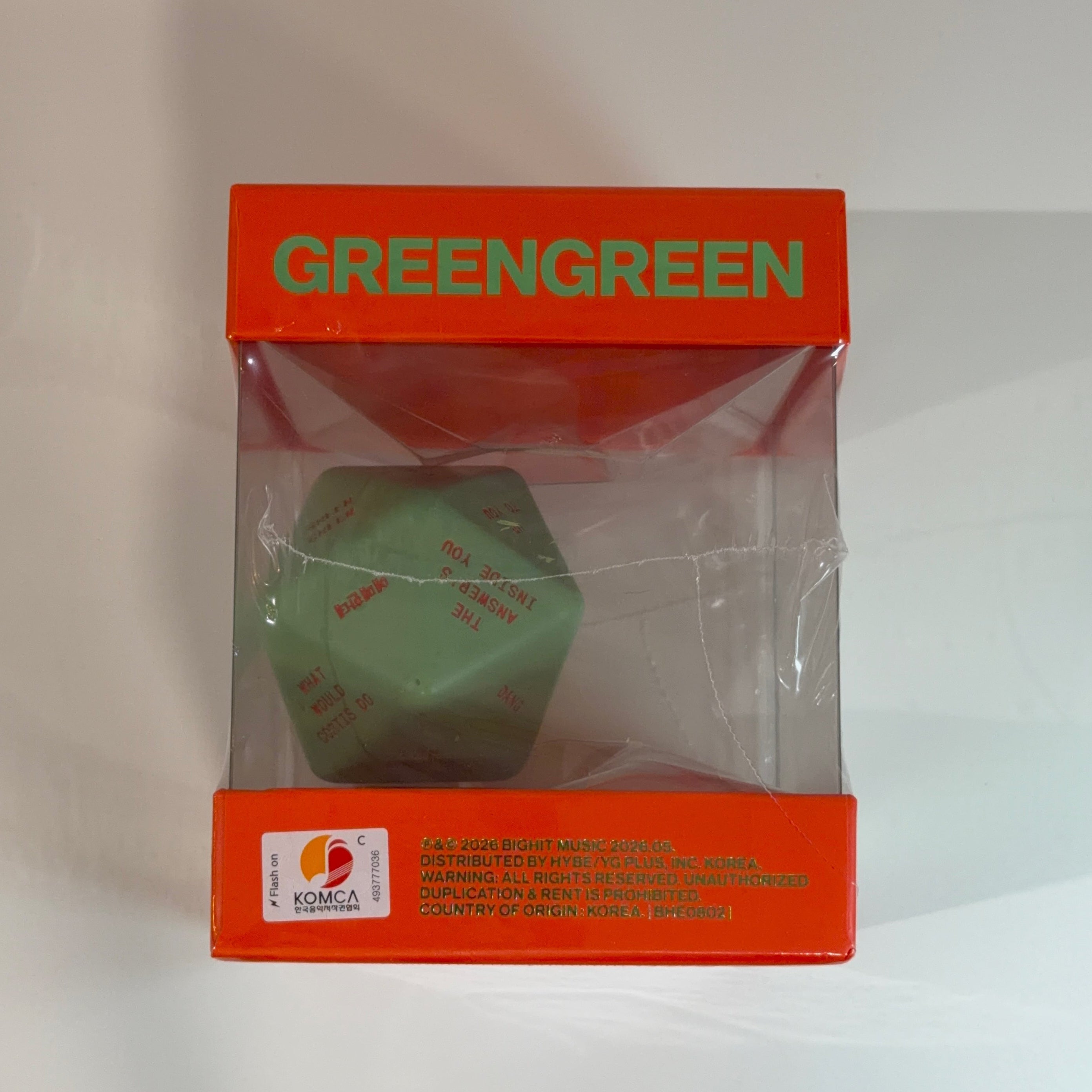 Álbum cortis GREENGREEN versión Dice