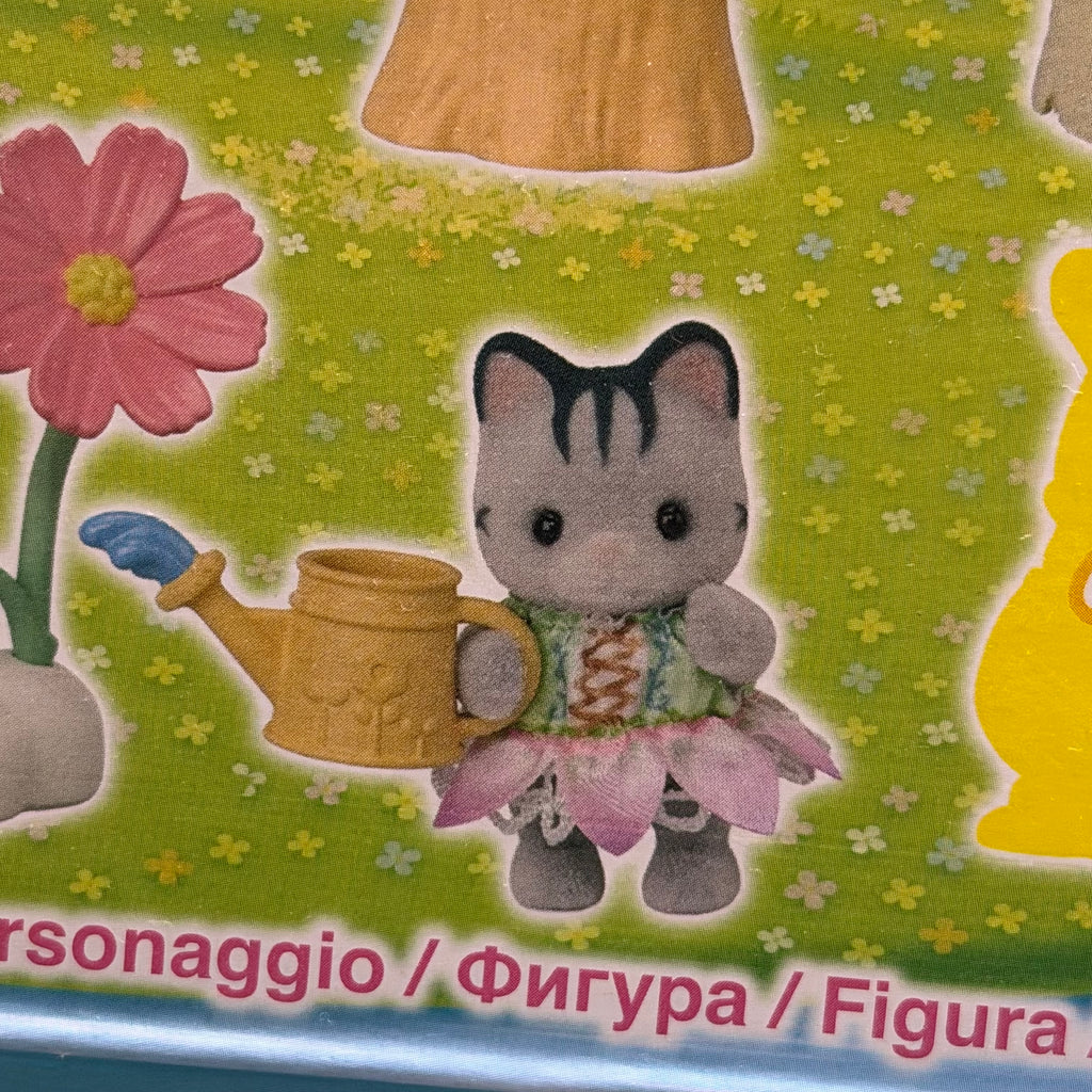 Sylvanian Families Kinder gato gris sorpresa blooming