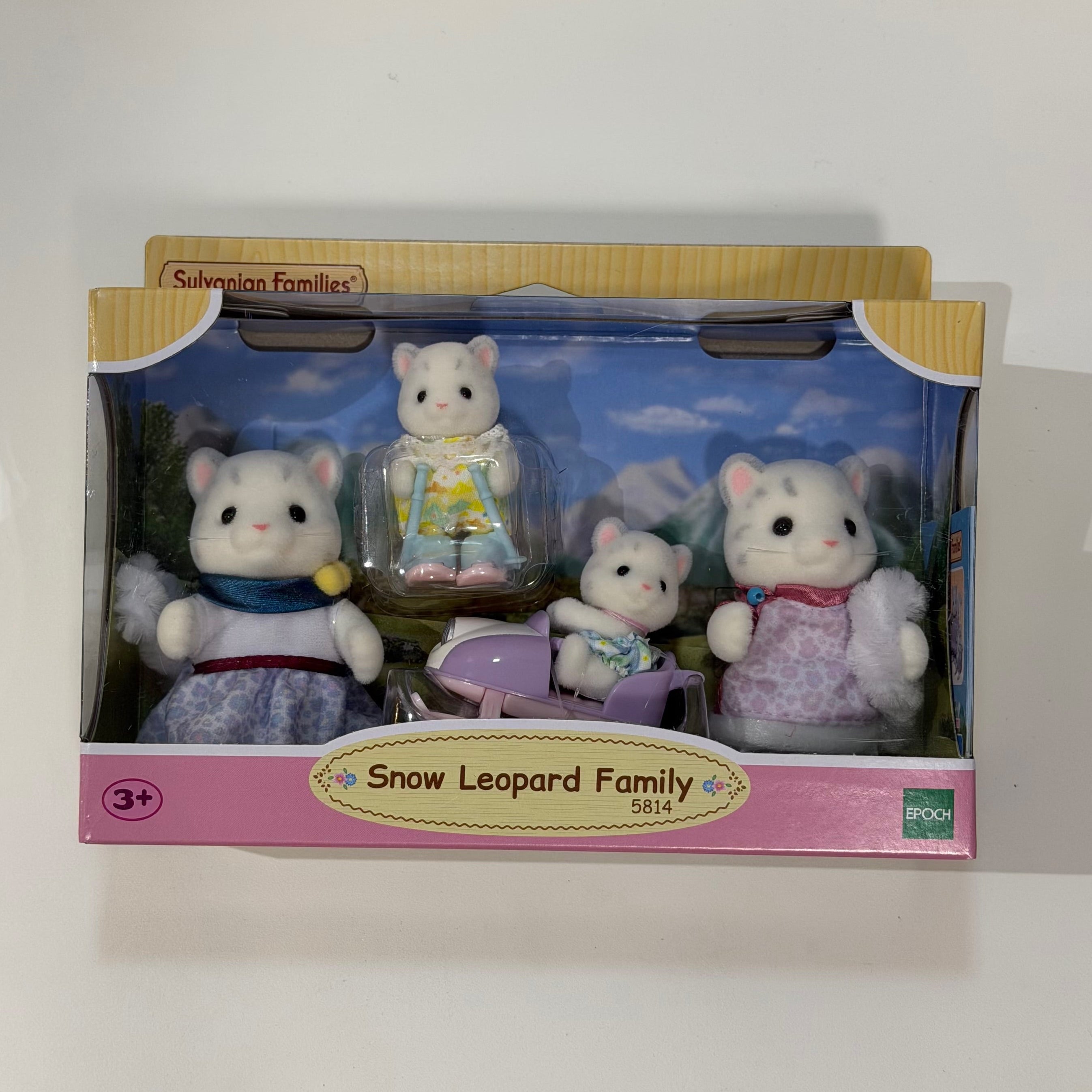 Sylvanian Families Familia Leopardo de las nieves