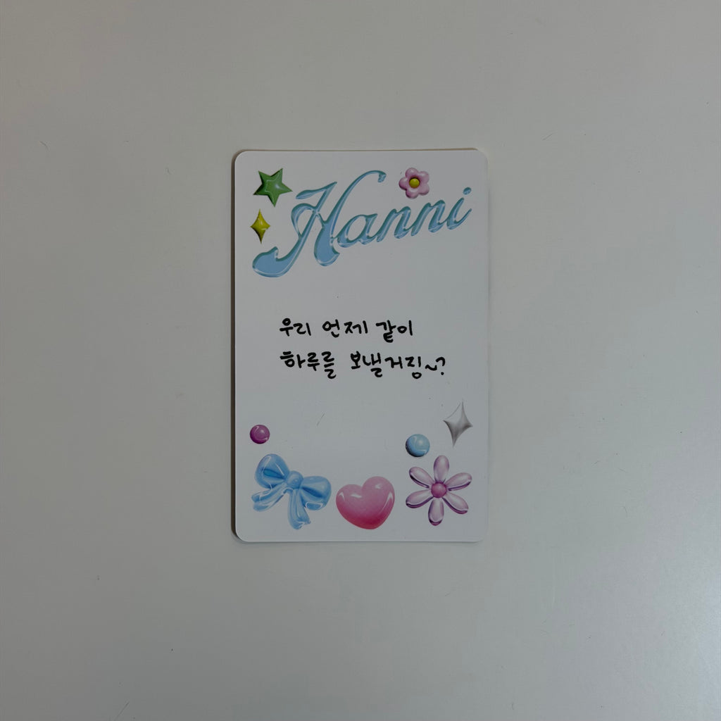 Photocard NewJeans Hanni