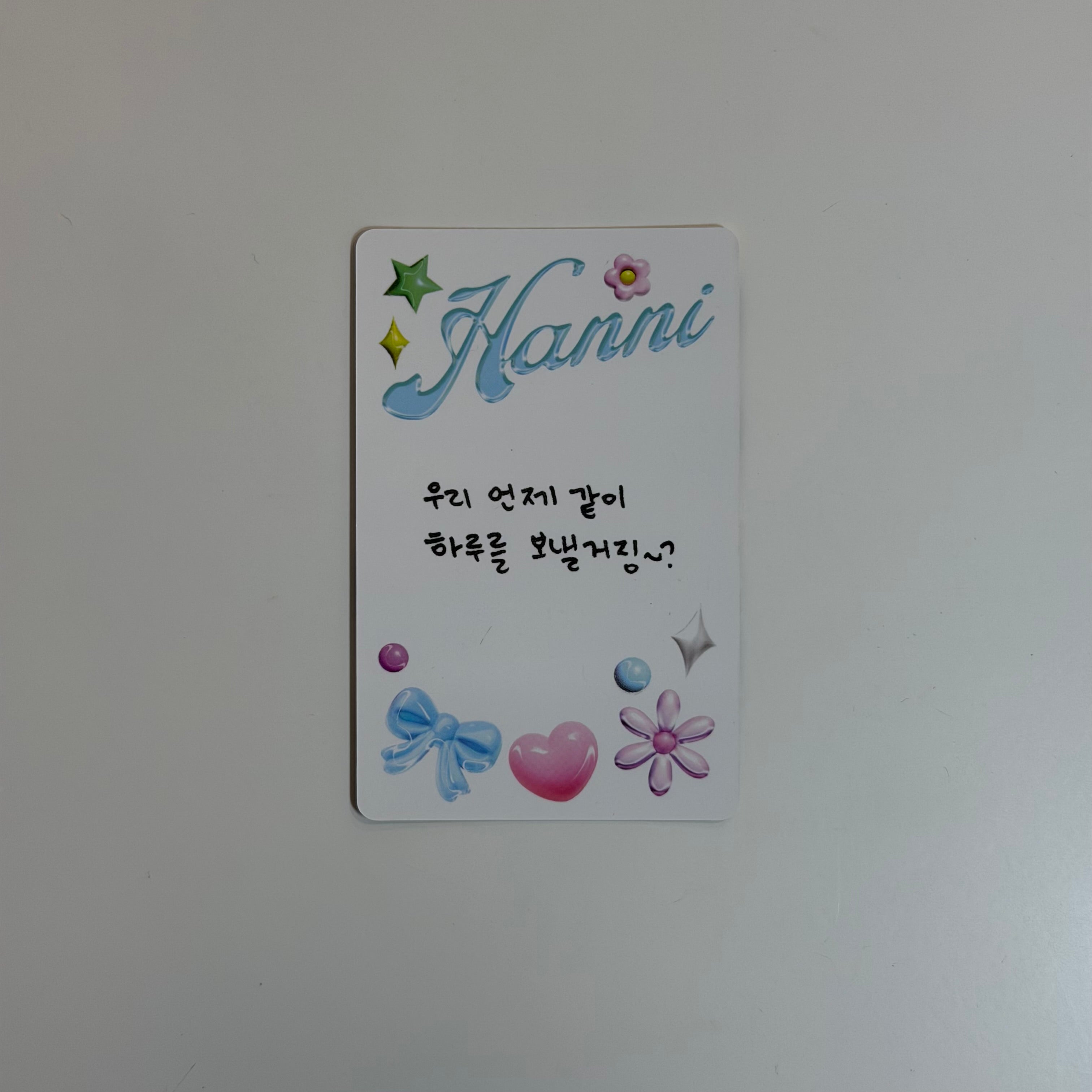 Photocard NewJeans Hanni